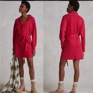 NWT Daily Practice Hot Pink Sweater Dress Size Large